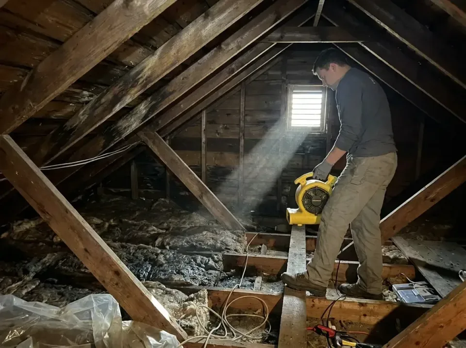 attic-water-damage-drying-proc-007 — frequently asked questions, Emergency Water Extraction & 24/7 Flood Response in Union P…